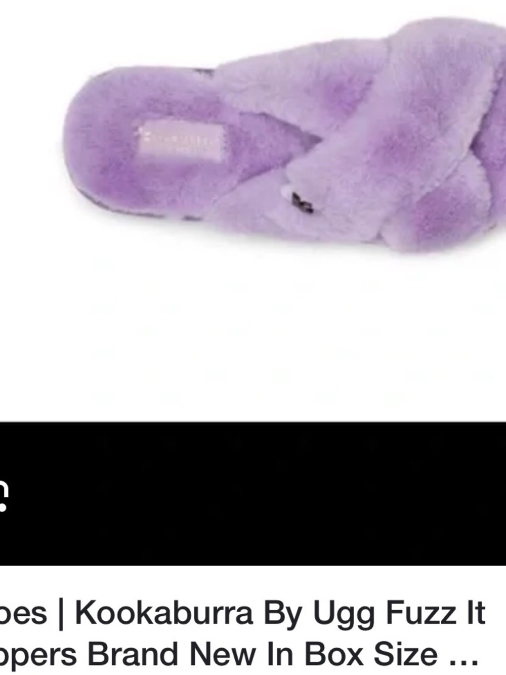UGG Lavender Shearling Slide